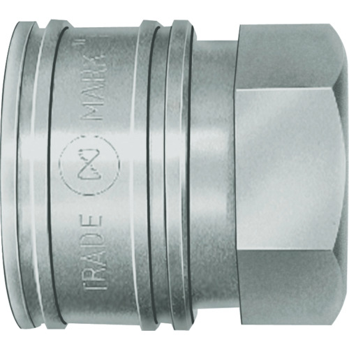 Nitto TSP耦合器，不锈钢，氮橡胶SG（NBR）（雄性线安装插座）主要侧R1/8（00713） 1TSF SUS NBR