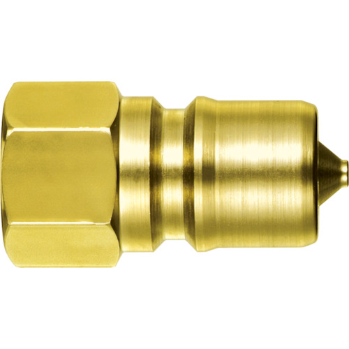 Nitto SP耦合器A型插头插头黄铜氮橡胶NBR（SG）主要侧安装尺寸R1/2（07890） 4P-A BRASS NBR