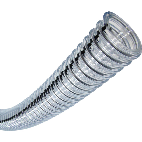 Toyox耐热，耐磨损和抗固定软管，用于运输塑料粉末和颗粒Toyo Toyo Top-E 100℃软管内径50.8毫米x外径64.5 mm长度9 M TPE100C-50-9 TPE100C50-9