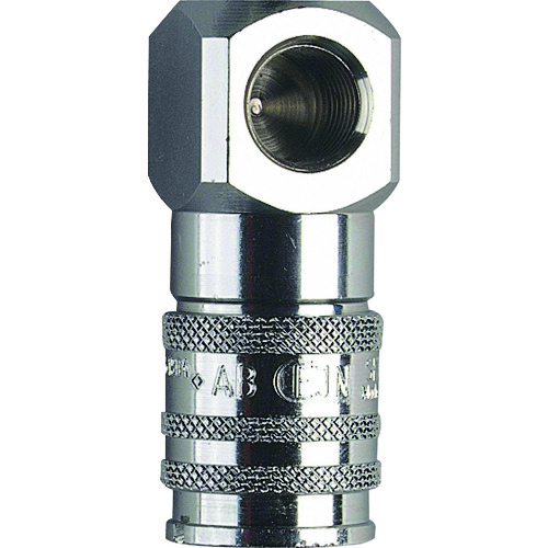 CEJN快照检查/358单触摸压力检查耦合无阀G1/4女螺纹90&deg;角 10-358-0232