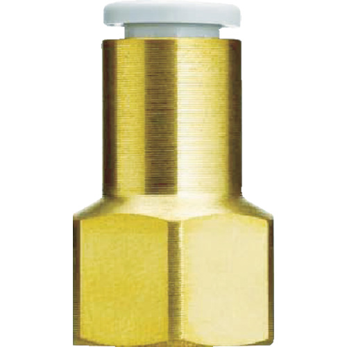 SMC一触管配件女性联盟10mm R3/8 KQ2F10-03A