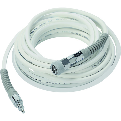 [有限的股票] Trusco [售罄并停产]高压空气软管6x10m白色 TQHC6010