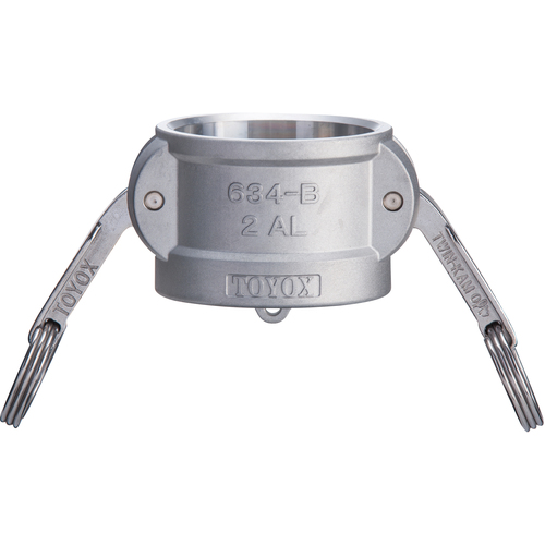 Toyox Camlock耦合器防尘帽铝634-B 2英寸Al 634-B-2-AL