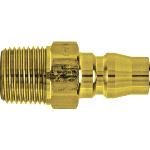 Nitto黄铜高耦合器（女螺钉安装的插头）主要侧RC3/8 1.5 MPa（00205） 30PM BRASS