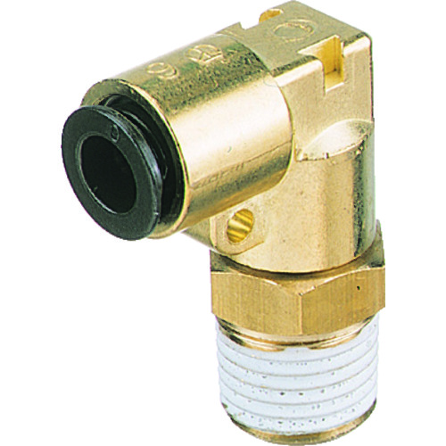 Chiyoda Tube拟合Fujimail肘（金属）6mm R1/8 6-01ML