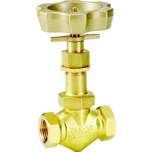 藤本黄铜针阀1/2b带有螺旋桨螺母 DH-12LD-R