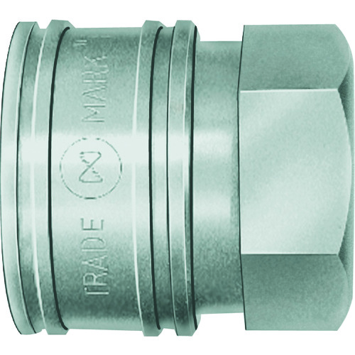 Nitto TSP耦合器，不锈钢，氮橡胶SG（NBR）（雄性线安装插座）主要侧R1/8 1TSF SUS NBR