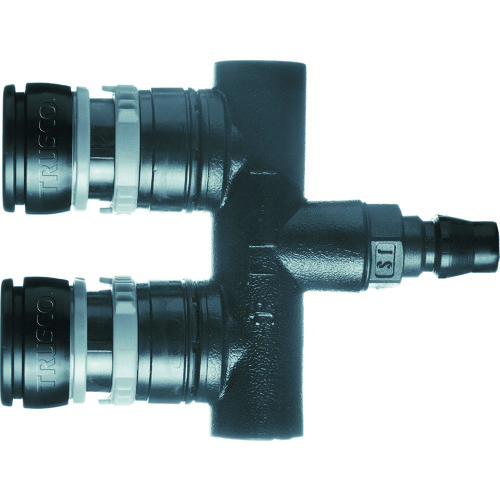 2个分支管道的Trusco树脂配件插座 TRS-L1NR