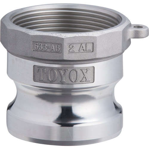 toyox camlock适配器女性线铝633-ab 2英寸al 633-AB-2-AL