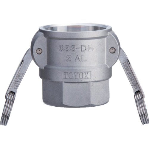 [停产] ToyOx Camlock耦合器女性线铝633-DB 8英寸Al 633-DB-8-AL