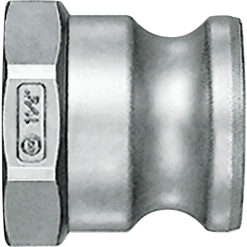 Nitto杠杆锁联轴器（用于男性线程安装）不锈钢，交配侧安装尺寸R1 1/4英寸（79805） LA-10TPF-SUS