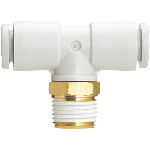 SMC一触管配合双端奶酪联盟3.2mm R1/8 KQ2T23-01AS