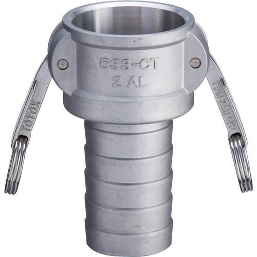 Toyox Camlock耦合器软管柄（薄）铝633-CT 2-1/2英寸AL 633-CT-2-1/2-AL