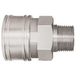 Nitto TSP耦合器，不锈钢，硝酸橡胶SG（NBR）（女性螺钉安装的插座）主要侧RC1 1/4 10TSM SUS NBR