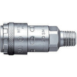 Nitto女性线程安装插座高耦合器200钢螺钉安装螺钉尺寸RC3/8 200-30SM STEEL NBR