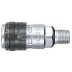 nitto“锁耦合器200”（女性螺钉安装的插座）附件尺寸RC1/2 L200-40SM STEEL NBR