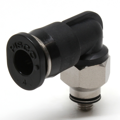 Pisco Tube拟合迷你肘管4螺钉M3x05颜色m PL4-M3M