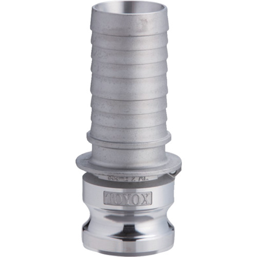 [停产] Toyox Camlock适配器软管柄铝633-E 8英寸Al 633-E-8-AL