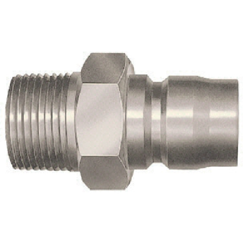 Nitto TSP耦合器由钢制成（女性螺钉安装插头）主要侧RC1 1/2（00823） 12TPM STEEL