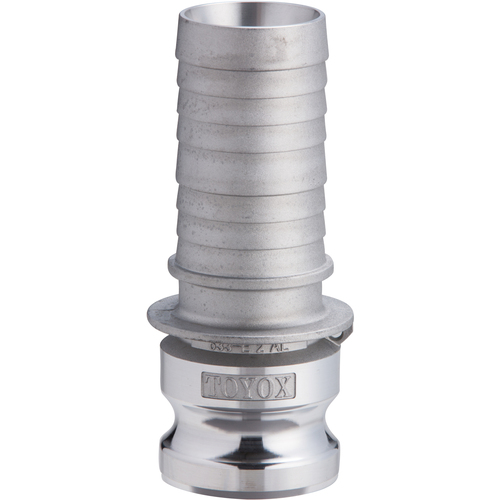 Toyox Camlock适配器软管柄铝633-E 1-1/2英寸Al 633-E-1-1/2-AL