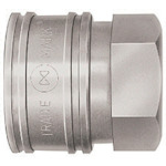 Nitto TSP耦合器，不锈钢，氮橡胶SG（NBR）（雄性线安装插座）主要侧R1/4（00716） 2TSF SUS NBR