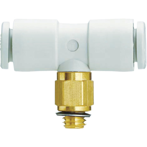 SMC一触管配合双端奶酪联合2mm M5x0.8 KQ2T02-M5N