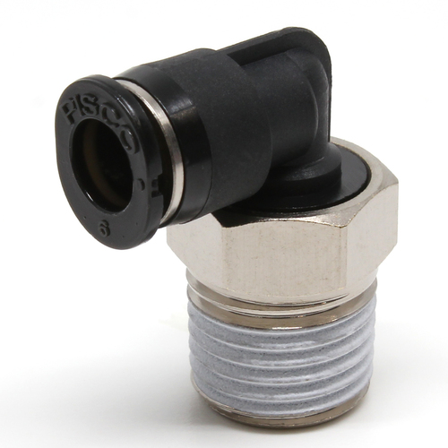 Pisco Tube拟合迷你肘管6螺钉R1/4颜色m PL6-02M