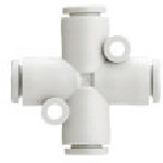 SMC一触管配件，6mm KQ2TW06-00A