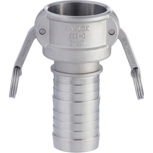 toyox camlock耦合器软管柄柄不锈钢633-C 6英寸SST 633-C-6-SST