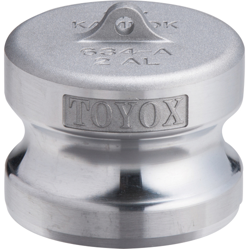 toyox camlock适配器灰尘插头铝634-A 4英寸Al 634-A-4-AL