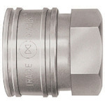 Nitto TSP耦合器，不锈钢，硝酸橡胶SG（NBR）（雄性线程安装插座）主要侧R1 8TSF SUS NBR