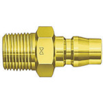 Nitto黄铜高耦合器（女螺钉安装插头）主要侧RC1/2 1.5MPA 40PM BRASS