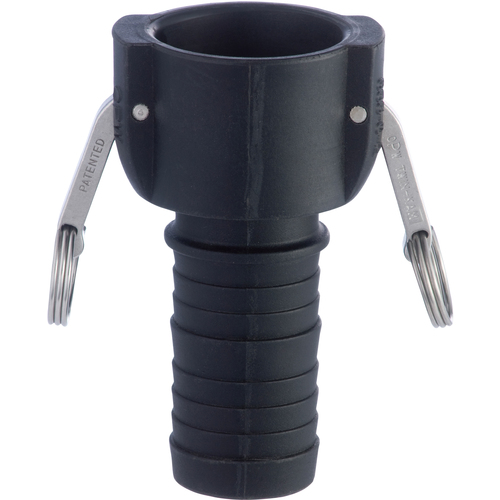 Toyox Camlock耦合器软管柄树脂633-C 1-1/2英寸PP 633-C-1-1/2-PP