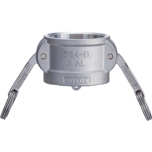 [停产] Toyox Camlock耦合器防尘帽铝634-B 6英寸AL 634-B-6-AL