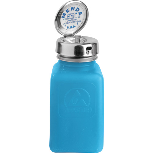 DESCO静电扩散瓶蓝色纯pute锁定HDPE 180cc 35286