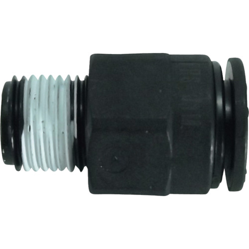 Chiyoda Tube Fittings五个树脂邮件连接器8mm R1/8 FR8-01M