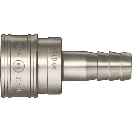 Nitto TSP耦合器由钢制成（软管安装插座）在另一侧1/4英寸（00834） 2TSH STEEL NBR