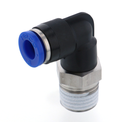 Pisco耐腐蚀的SUS303等效肘管6螺钉R1/4 SPL6-02