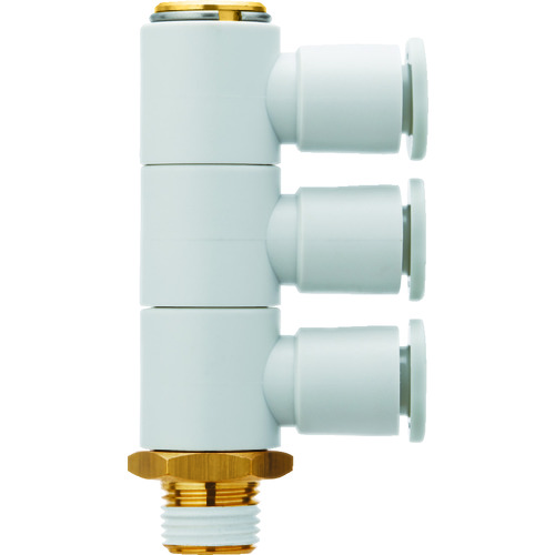 SMC One Touch Triple Universal肘肘 KQ2VT06-02AS1