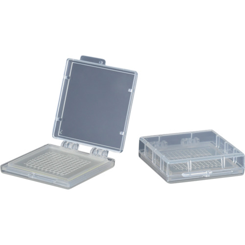 Exeal Precision设备运输盒凝胶基座2英寸透明扁平FS9 L型10pcs GC00-16009