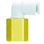 SMC一键管安装女肘4mm M5x0.8 KQ2LF04-M5A