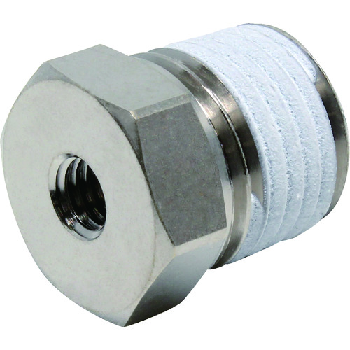 Pisco Tube拟合延伸套管衬套男性线R1/4女螺纹M5 x 0.8 PF02-M5