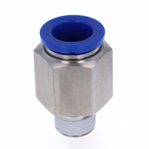 Pisco耐腐蚀的SUS303等效关节直管12螺钉R1/4 SPC12-02