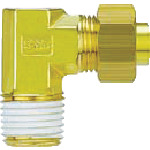 SMC插入管配件肘联合黄铜套筒12mm ・1/2 KFL12B-04S