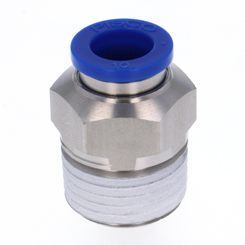 Pisco耐腐蚀的SUS303等效关节直管10螺钉R1/2 SPC10-04