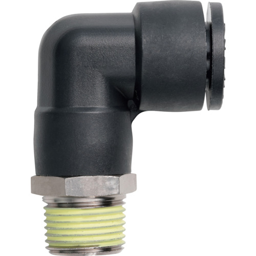 Junkosha一触式M系列肘10mm PT3/8 PLBM-10-PT3/8-PM