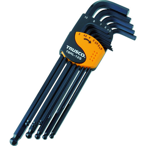 Trusco Ball Point Hexagonal Wrench套装长期12 TBRL-12S