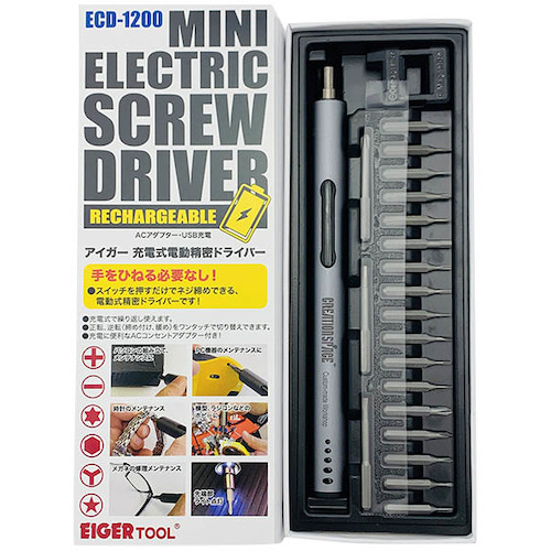 Eiger工具可充电电气精密驱动器 ECD-1200