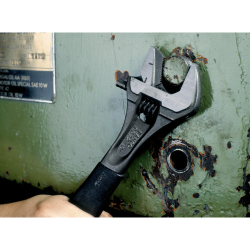 Bahco Pipe Wrench Monkey Wrench Max。打开21mm黑色饰面 9070P