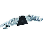 KTC双插入式SPANNER集合（6）5.5 x 7，8 x 10，11 x 13，12 x 14，17 x 19，22 x 24 mm TS206A